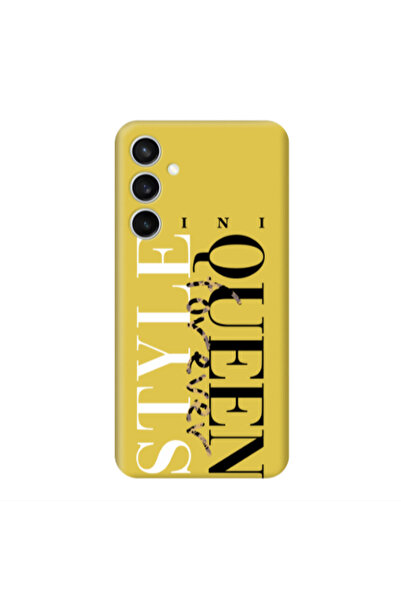 Other Samsung S24 Plus Mini Quen Forever Yellow Colored Silicone TPU Θήκη