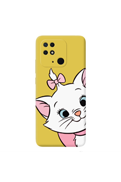Other Xiaomi Redmi 10C I am here Yellow Colored Silicone TPU Θήκη
