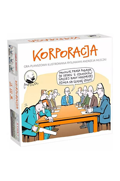 MDR Joc de societate Korporacja, joc de masa ilustrat de Andrzej Mleczko, pen...