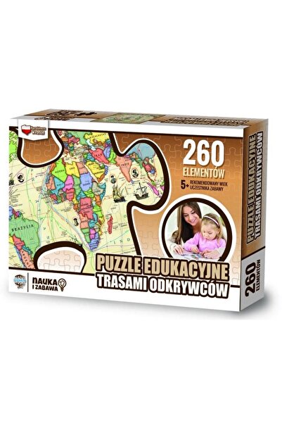 ZACHEM Puzzle educativ 260 cu tematica exploratorilor