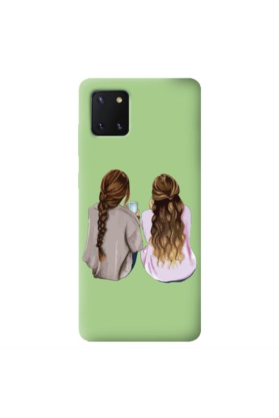 Other Samsung Note 10 Lite Friends Light Green Colored Silicone TPU Θήκη