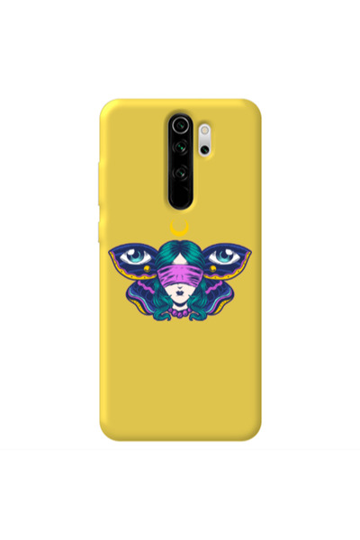 Other Xiaomi Redmi Note 8 Pro Eye in my ear Yellow Colored Silicone TPU Θήκη
