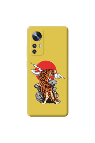Other Xiaomi Mi 12 Angry Gorilla Yellow Colored Silicone TPU Θήκη