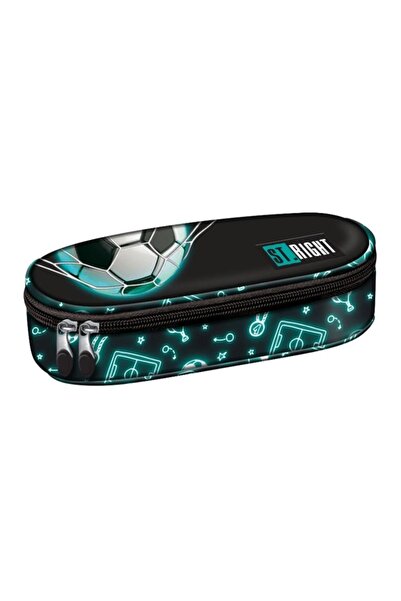 MC Micostore Penar neechipat Neon Football, 1 fermoar, 1 extensie, negru cu bleu