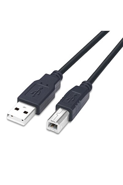 AndrexNET Cablu USB pentru imprimantă, 1,5 metri, conectori USB-A la USB-B, i...