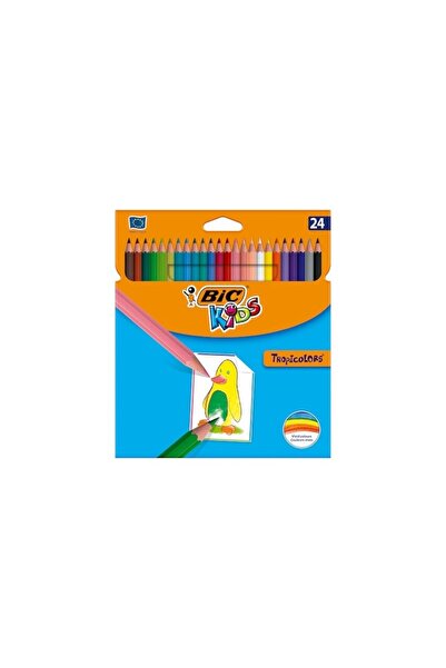 MC Micostore Creioane colorate Kids Tropicolors 9375182, 24 culori, blister c...