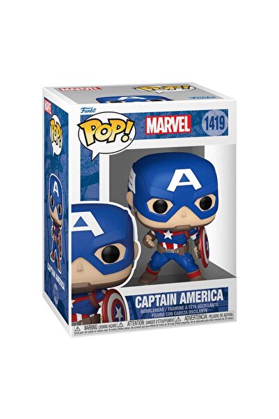 OEM Figurină de vinil POP! Captain America 9 cm de la Funko - Noi Clasici Marvel