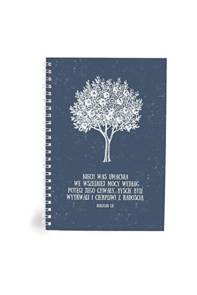 OEM Agendă mea, caiet de notițe A5, spiralat, copac.