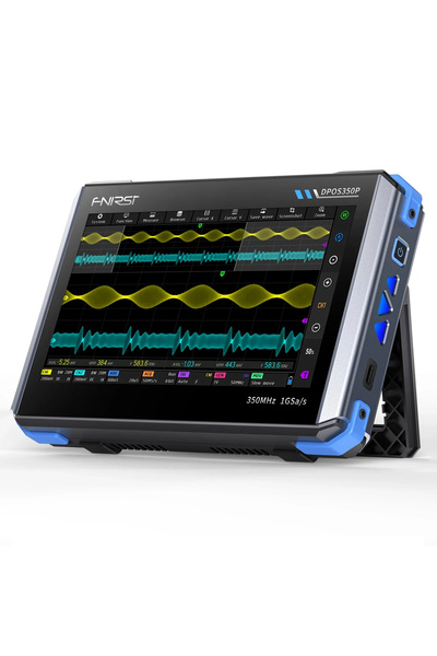 FNIRSI DPOS350P 4'ü 1 Arada 350MHz 1GSPS Osiloskop + Sinyal Jeneratörü + Spek...