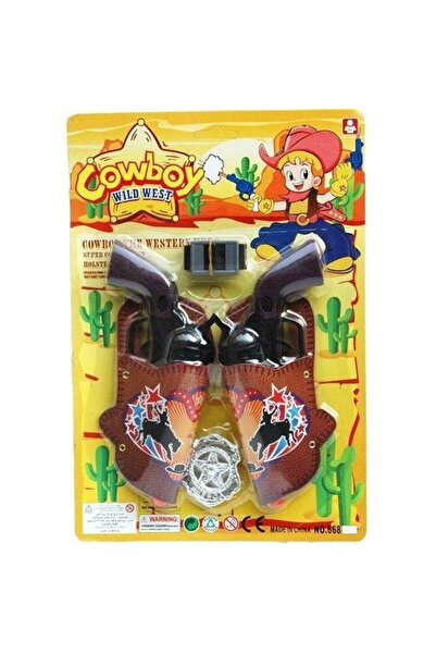 OEM Set de cowboy Merkpol, 2 pistoale, 2 fluiere, sabie.