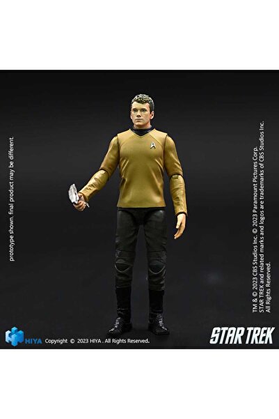 OEM Figurina Chekov 1/18 Star Trek 2009, Hiya Toys, 17 puncte de articulatie,...