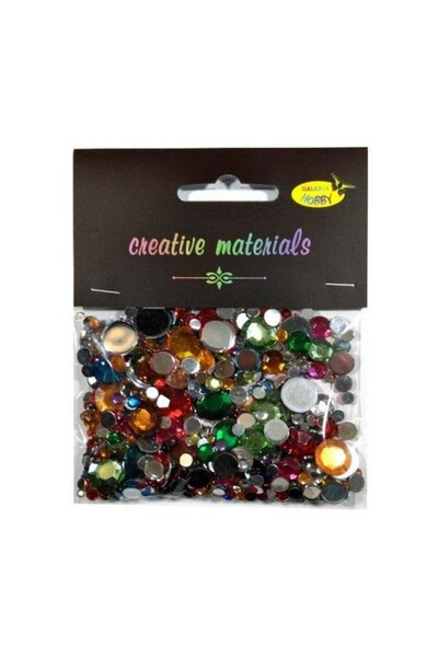 OEM Galeria Hobby Cristale acrilice, foașe 3–12 mm, 22 g, mix de culori