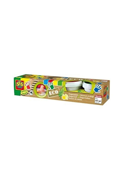 OEM SES Vopsele ecologice pentru pictat cu degetele 4 x 110 ml, de la 2 ani