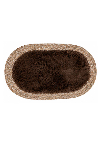 Lacoz Ultra Soft Shaggy Floor Mat with Non-Slip Backing, Washable Plush Rug f...