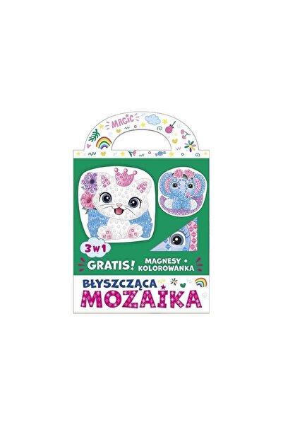 OEM Set de artizanat Ranok-Creative, mozaic 3 in 1, Kotek si slonik, cu magne...
