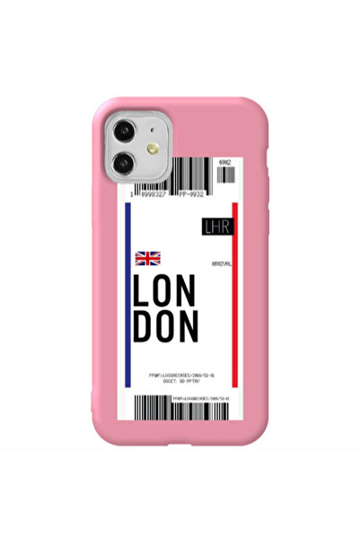 Other Apple iPhone 11 London Arrival Pink Colored Silicone TPU Θήκη