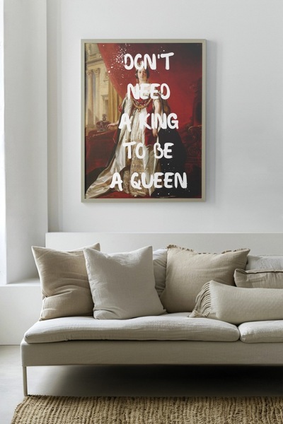 INNOVI Don't need a King Poster