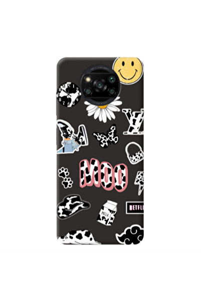 Other Xiaomi Poco X3 /X3 Pro Find Yourself 6 Black Colored Silicone TPU Θήκη