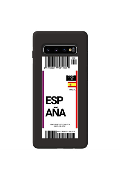 Other Samsung S10 Espana Arrival Black Colored Silicone TPU Θήκη