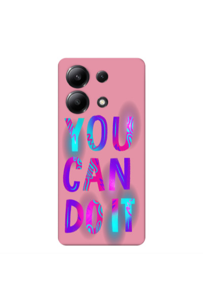 Other Xiaomi Redmi Note 13 4G You Can Doit Pink Colored Silicone TPU Θήκη