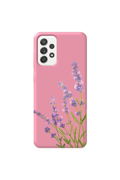 Other Samsung A52 Flowers 8 Pink Colored Silicone TPU Θήκη