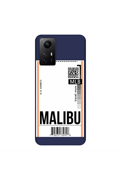Other Xiaomi Redmi Note 12s Malibu Travel More Dark blue Colored Silicone TPU...