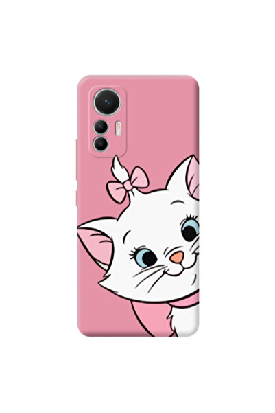 Other Xiaomi Mi 12 Lite I am here Pink Colored Silicone TPU Θήκη