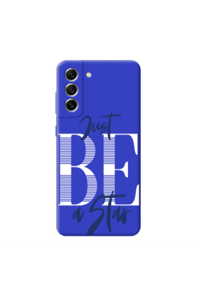 Other Samsung S21 Just Be a Star Blue Colored Silicone TPU Θήκη