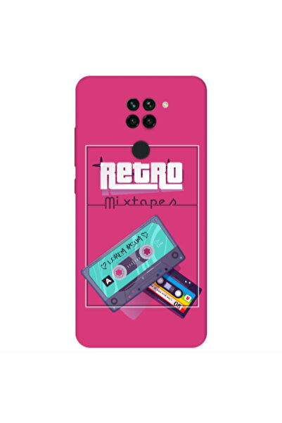 Other Xiaomi Redmi Note 9 Mixtapes Fuchsia Colored Silicone TPU Θήκη