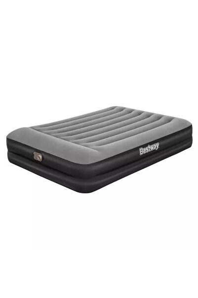 BESTWAY TriTech Double Air Mattress with Built-in Electric Pump, 203 x 152 x ...