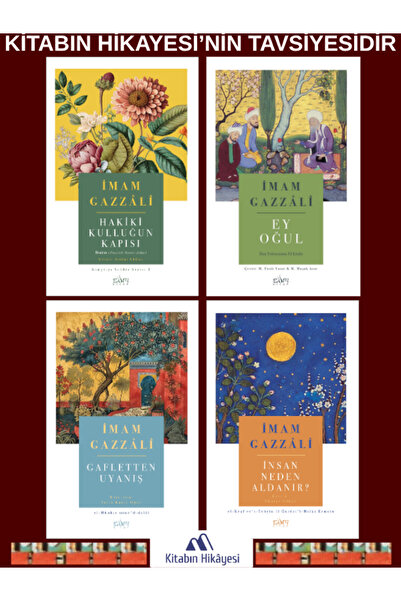 Sufi Kitap İmam Gazzali KİTAPLIĞINDAN- İnsan Neden Aldanır, Gafletten Uyanış,...