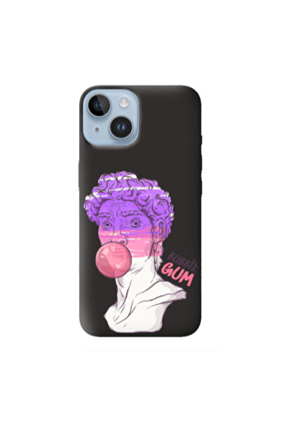 Other Apple iPhone 14 Plus Pin Bubble Black Colored Silicone TPU Θήκη