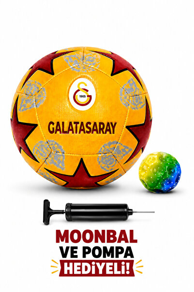 İMVULA Orjinal Galatasaray Futbol Topu Premıum Lisanslı Hediyeli