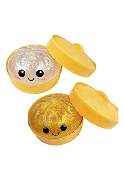 DBR ®   Jucărie interactivă pentru copii, Squishy Glitter Dumpling Glitter, D...