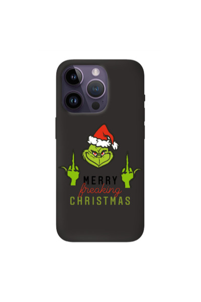 Other Apple iPhone 14 Pro Max Merry Christmas44 Black Colored Silicone TPU Θήκη