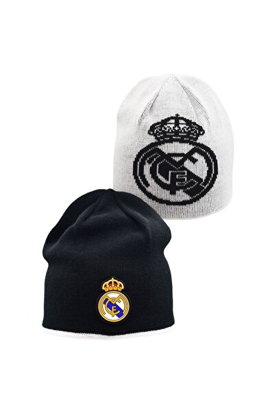 Real Madrid Căciulă de iarnă reversibilă RM5GO2, oficială, unisex, acril.