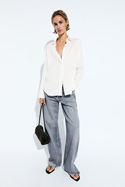 Massimo Dutti Liyosel dökümlü gömlek