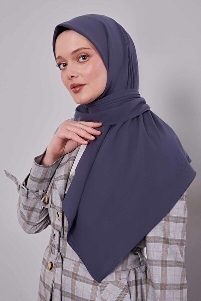 Levidor Dark Gray Cotton Cazz Square Scarf