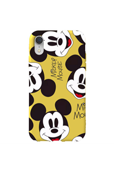 Other Apple iPhone Xr Mickey Mouse Yellow Colored Silicone TPU Θήκη