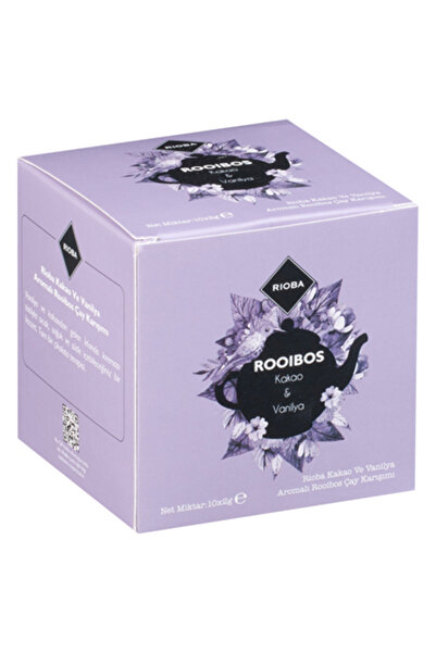 Rioba Rooibos Poşet Çay 10 Lu 2 G Kakao&Vanilya (6'li Paket)
