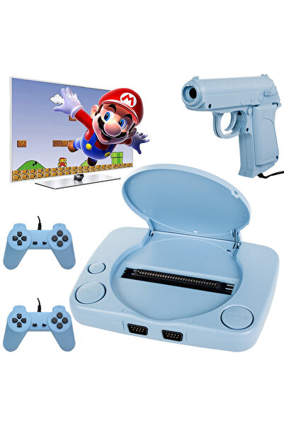Ayawaska Consola retro TV cu 9999 jocuri integrate, 2 controllere, pistol pen...