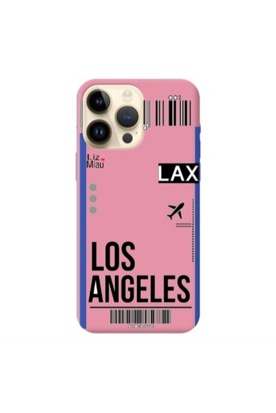 Other Apple iPhone 13 Pro Max Los angeles Pink Colored Silicone TPU Θήκη