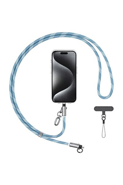 Usams SJ746 Cablu USB-C la Lightning cu șnur pentru telefon 30W 1.2m Albastru