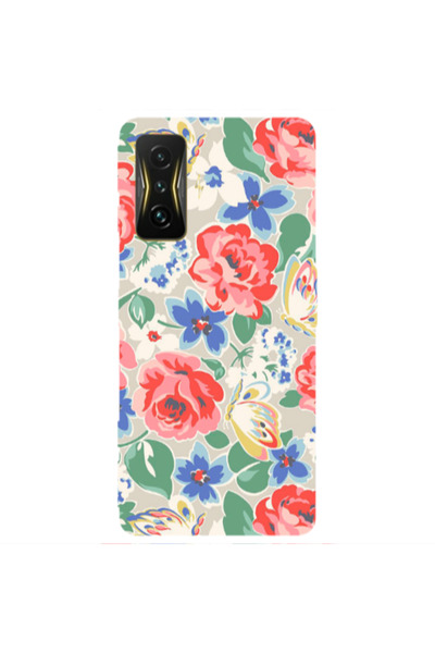 Other Xiaomi Poco F4 Gt Lady roses Transparent Silicone TPU Θήκη