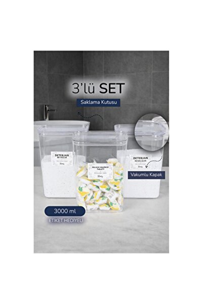 Empressco 3-Piece Colorful Dishwasher Detergent Set
