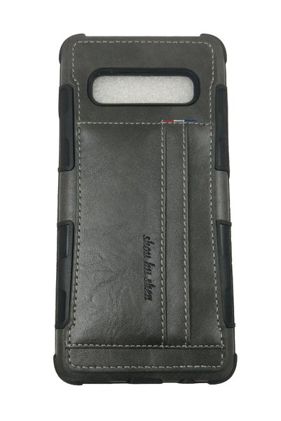 OEM Husă de protecție compatibilă cu Samsung S10, din silicon cu imitație de ...