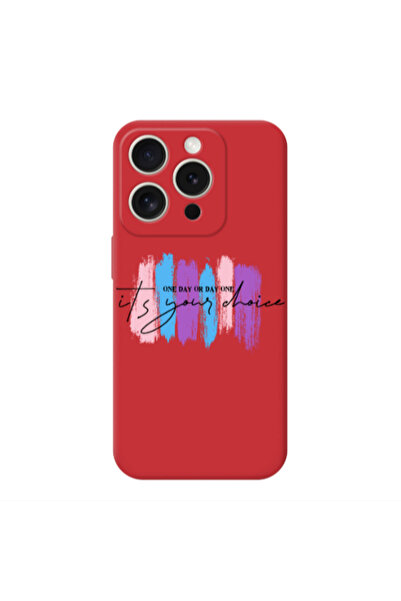 Other Apple Iphone 16 Pro One Day Or Day One Red Colored Silicone TPU Θήκη