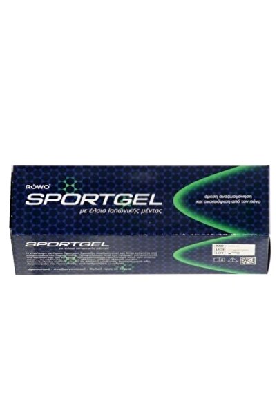 rowo | SportGel Ψυχρή Αλοιφή με Έλαια Ιαπωνικής Μέντας | 100ml