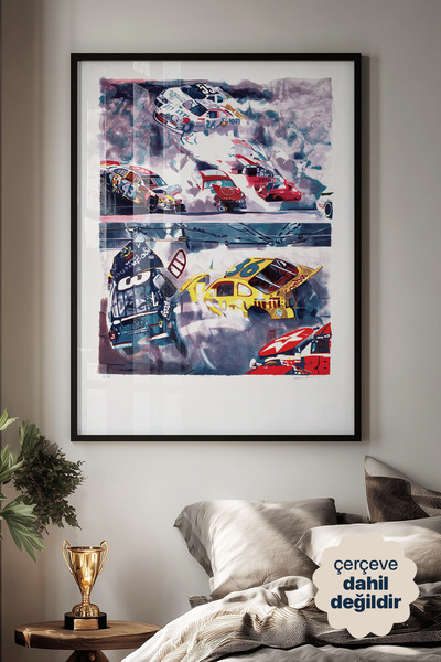 Persona Istanbul Malcolm Morley "Death of Dale Earnhardt" - Sanat Posteri (Çe...