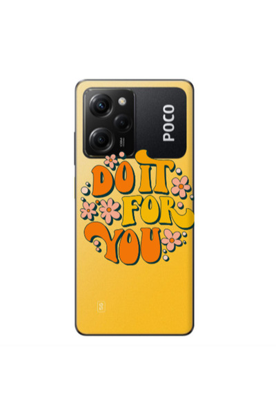 Other Xiaomi Poco X5 Pro Do it For You Transparent Silicone TPU Θήκη